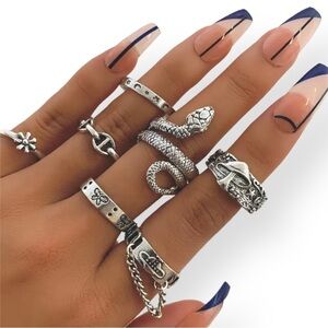 Seven ring snake 🐍 mushroom 🍄 stackable set